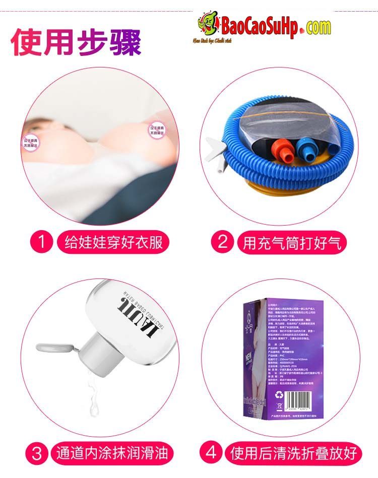 Búp bê bơm hơi Angelina silicone ngực mềm mại cao cấp chất lượng
