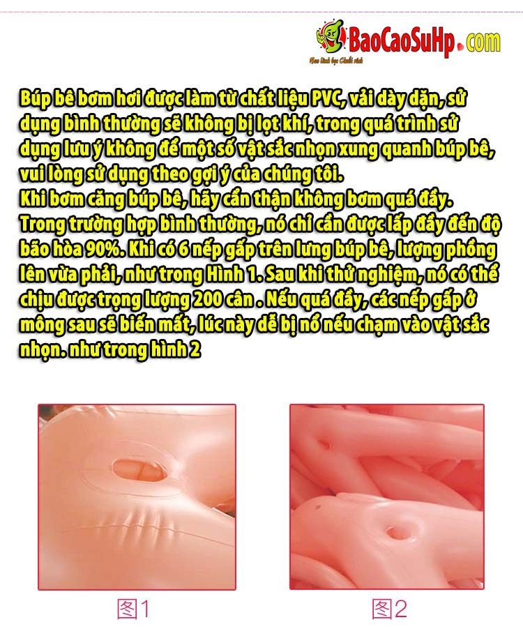 Jiuai Angelina Inflatable Silicone Chest Standing Love Doll