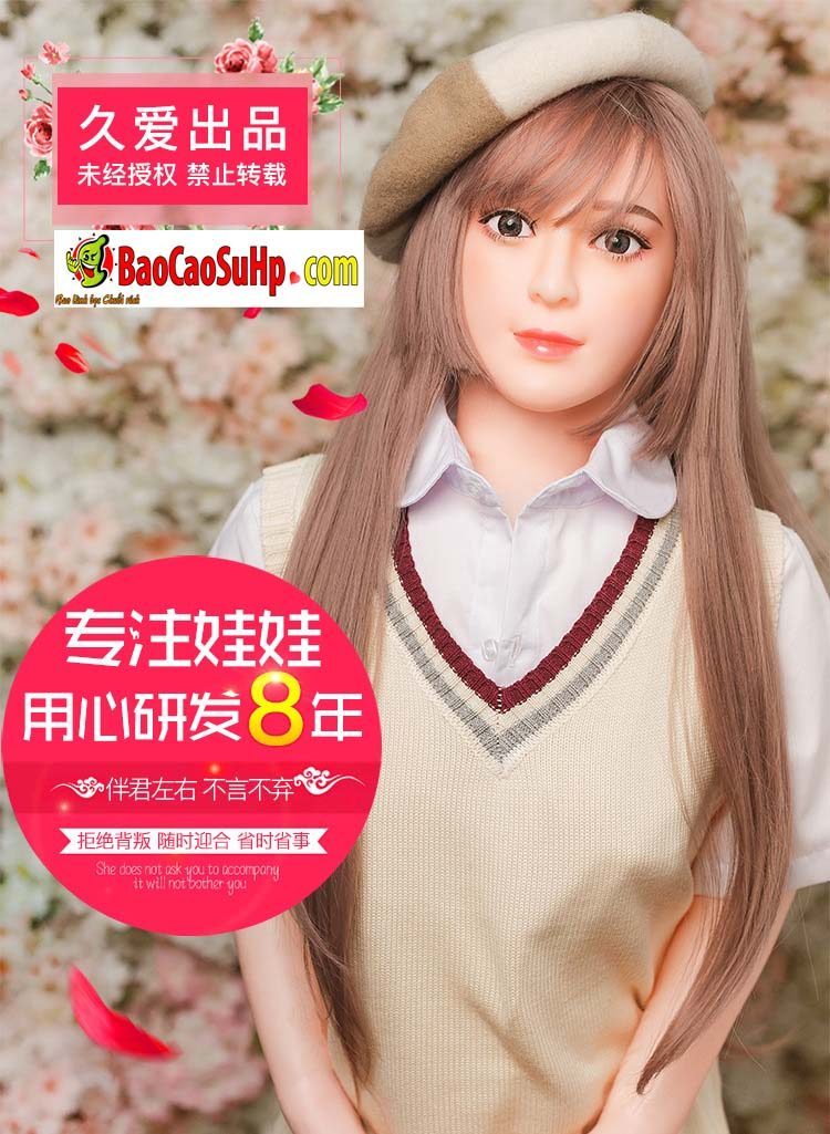 Búp bê bơm hơi Angelina silicone ngực mềm mại cao cấp chất lượng