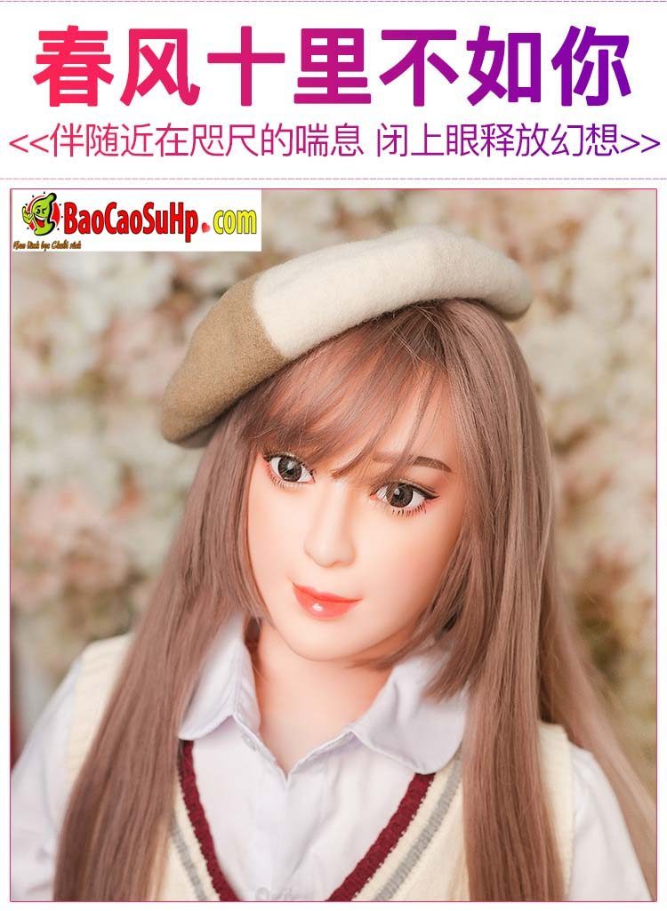 Búp bê bơm hơi Angelina silicone ngực mềm mại cao cấp chất lượng