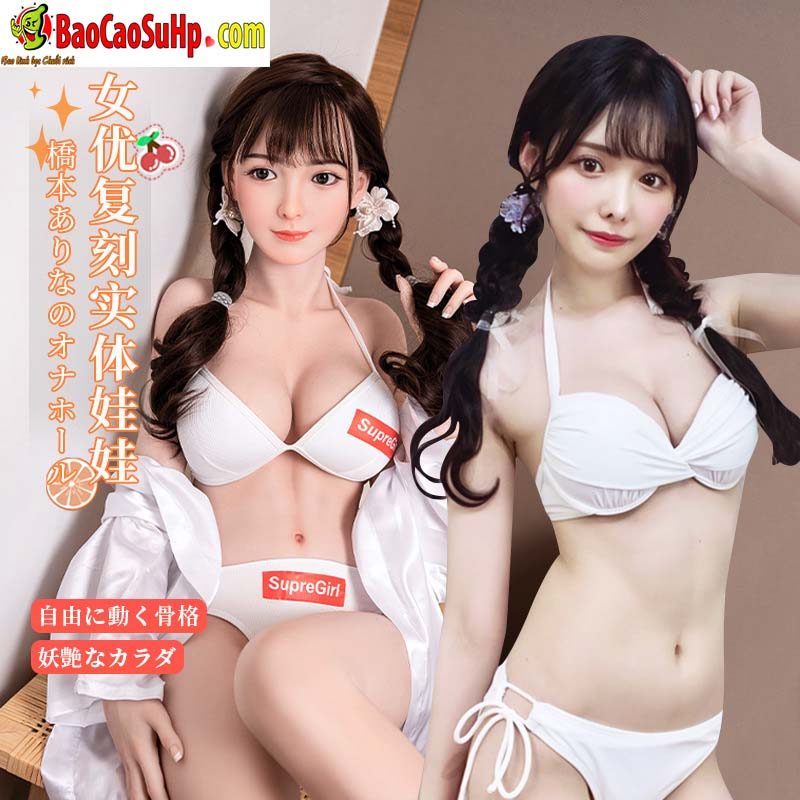 Búp bê tình dục đầy đủ tay chân Mizzzee Falenno đầu silicone