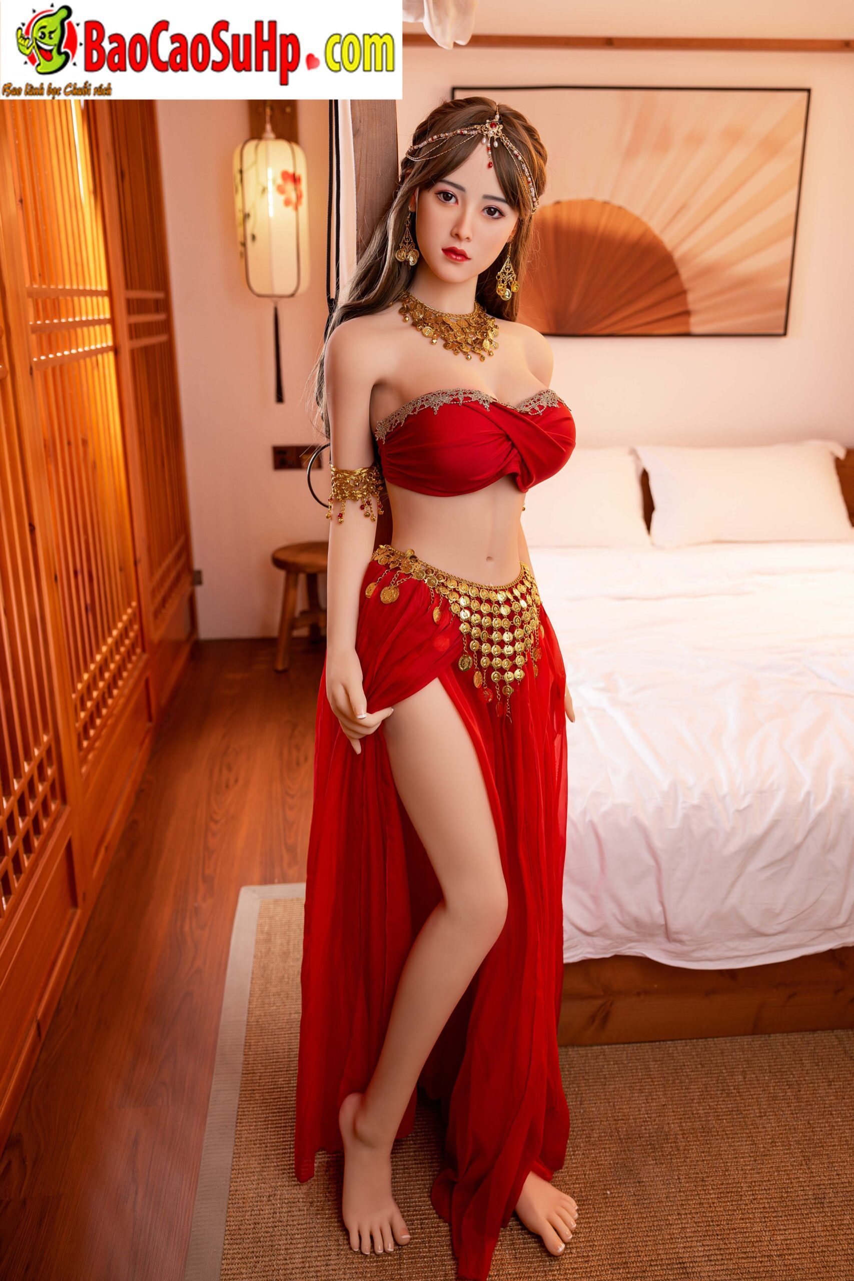 Búp bê Mizzzee Bella Red 148cm diễn viên múa sexy quyến rũ