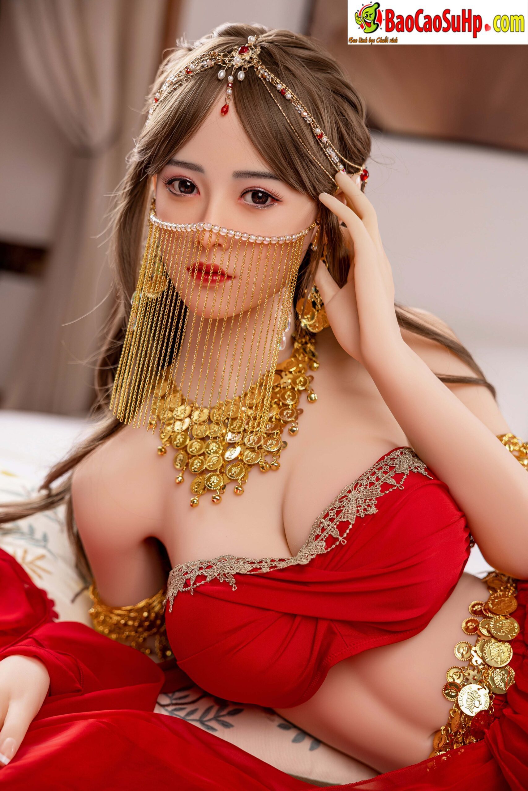 Búp bê tình dục Mizzzee Bella Red 1m48 múa sexy ngực to eo thon