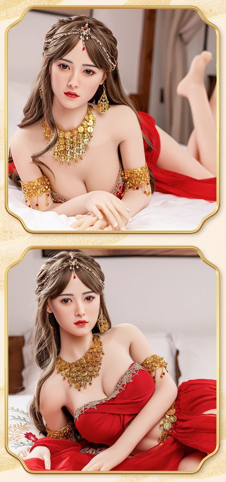 Búp bê Mizzzee Bella Red 148cm diễn viên múa sexy quyến rũ