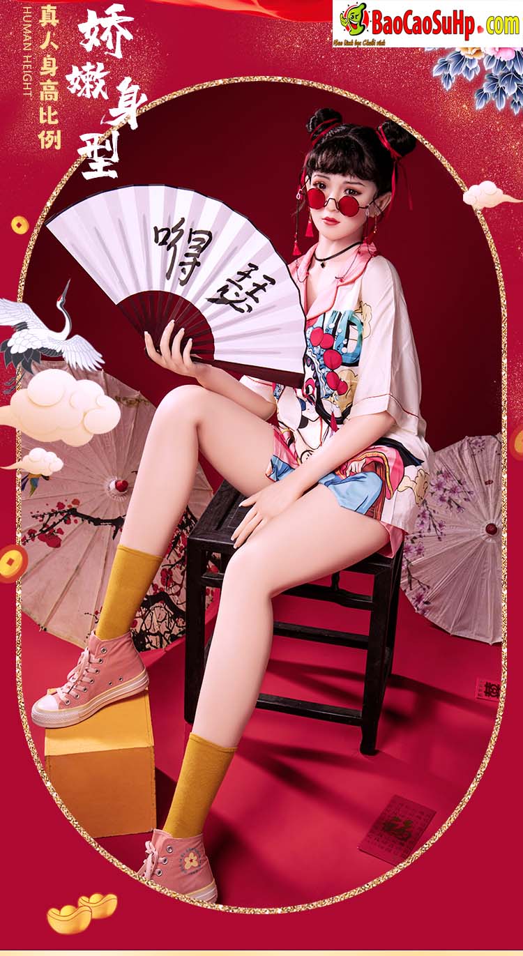 Búp bê tình dục Trung Hoa 1m48 kích thích cảm giác thực Mizzzee hot