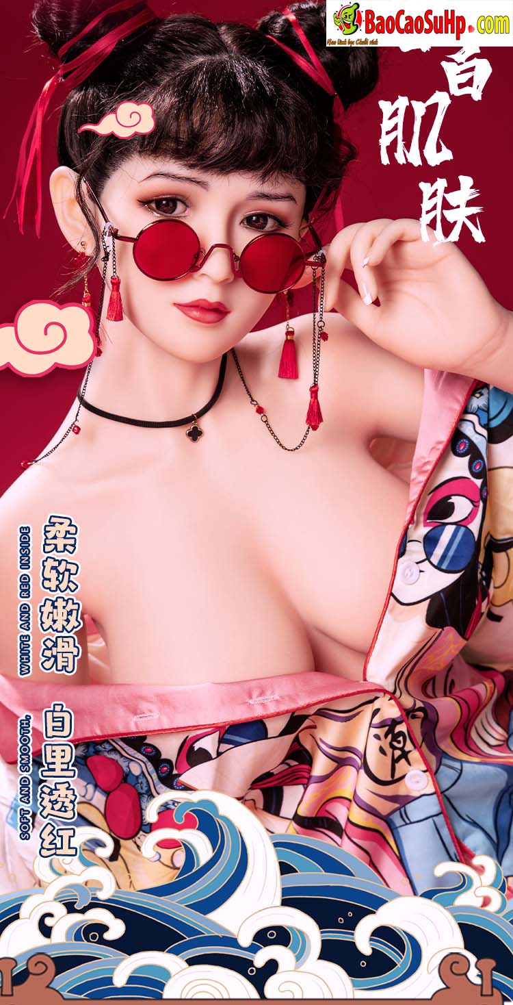 Búp bê tình dục Trung Hoa 1m48 kích thích cảm giác thực Mizzzee hot