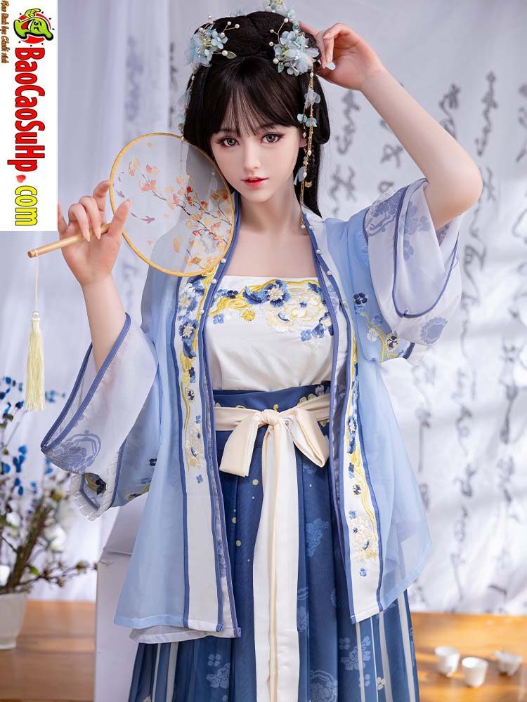 Búp bê tình dục toàn thân điêu thuyền AMZ Mizzzee đầu silicone 1m48 cao cấp