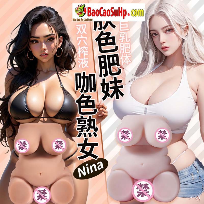 Búp bê bán thân nhỏ COC Isadora 890g phụ nữ béo mông to