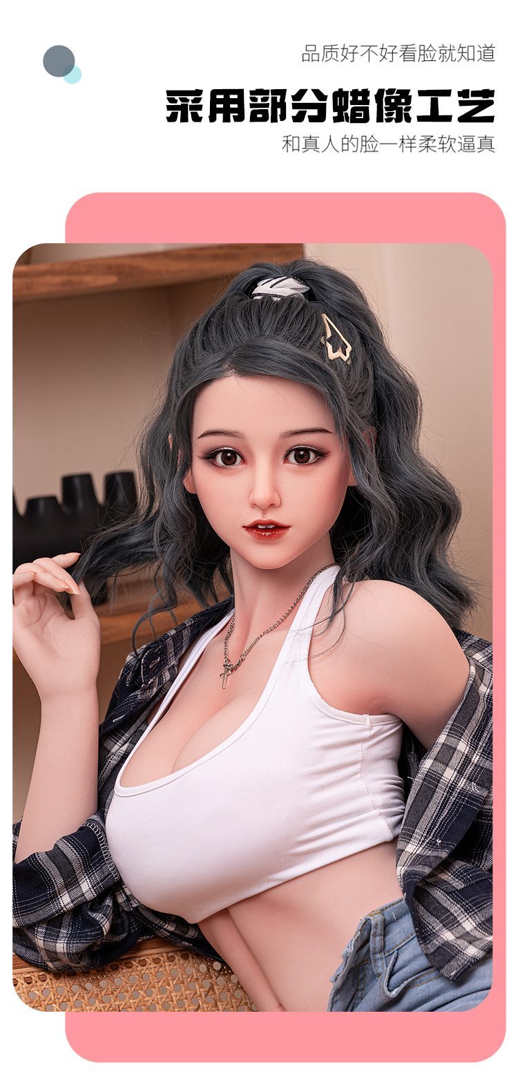 Búp bê Mengru xinh đẹp 1m59 thân TPE mềm mại hấp dẫn