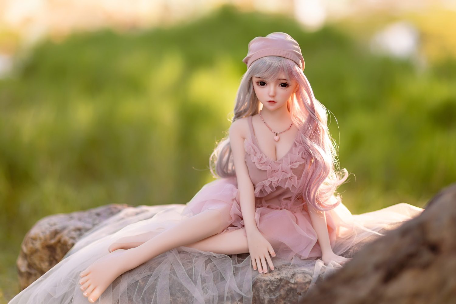 Búp bê tình dục mini Jezebel anime 80cm trắng tinh khiết thiết kế vintage quyến rũ