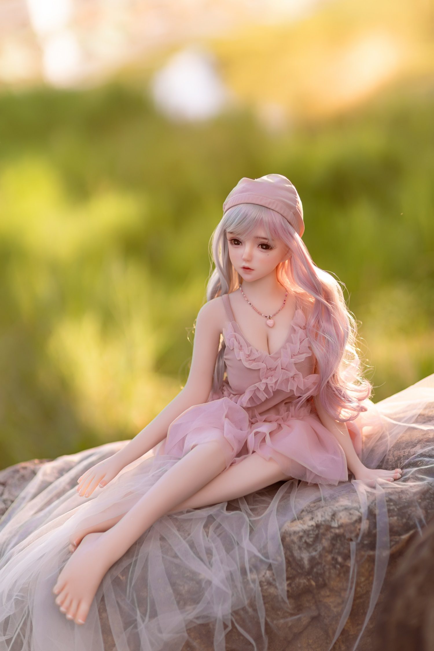 Búp bê tình dục mini Jezebel anime 80cm trắng tinh khiết thiết kế vintage quyến rũ