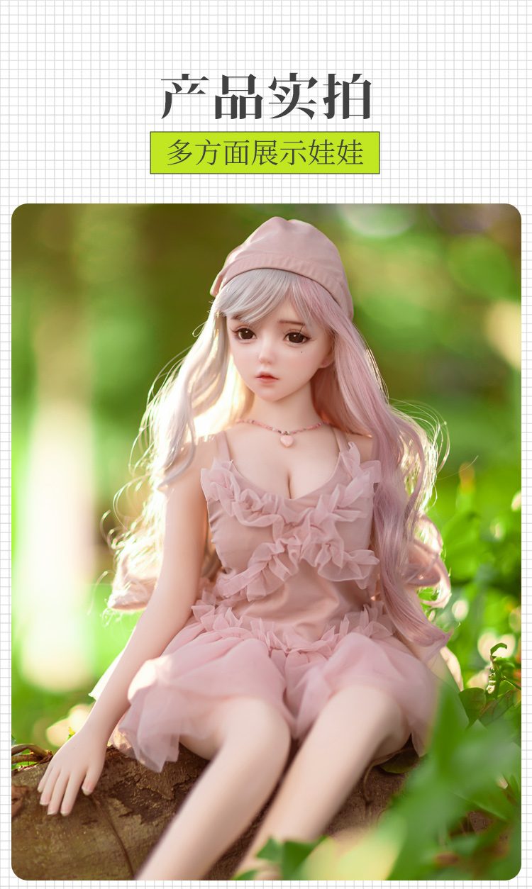 Búp bê tình dục mini Jezebel anime 80cm trắng tinh khiết thiết kế vintage quyến rũ
