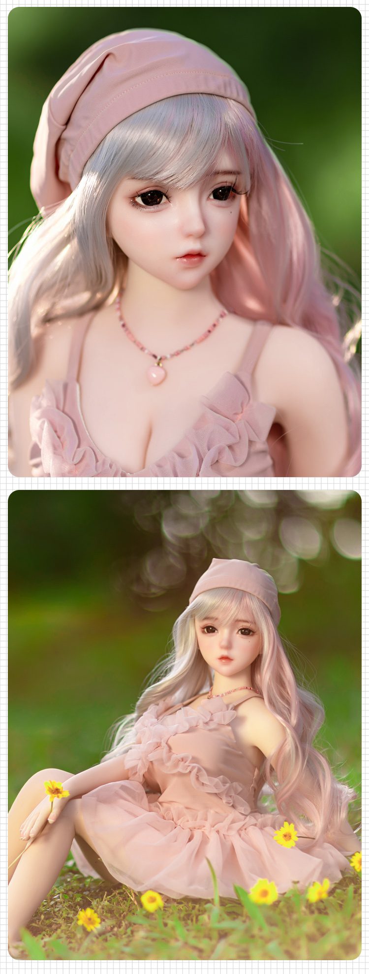 Búp bê tình dục mini Jezebel anime 80cm trắng tinh khiết thiết kế vintage quyến rũ