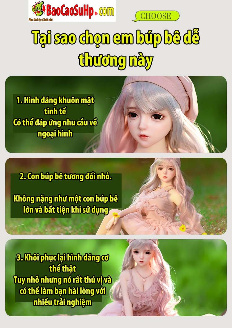 Búp bê tình dục mini Jezebel anime 80cm trắng tinh khiết thiết kế vintage quyến rũ