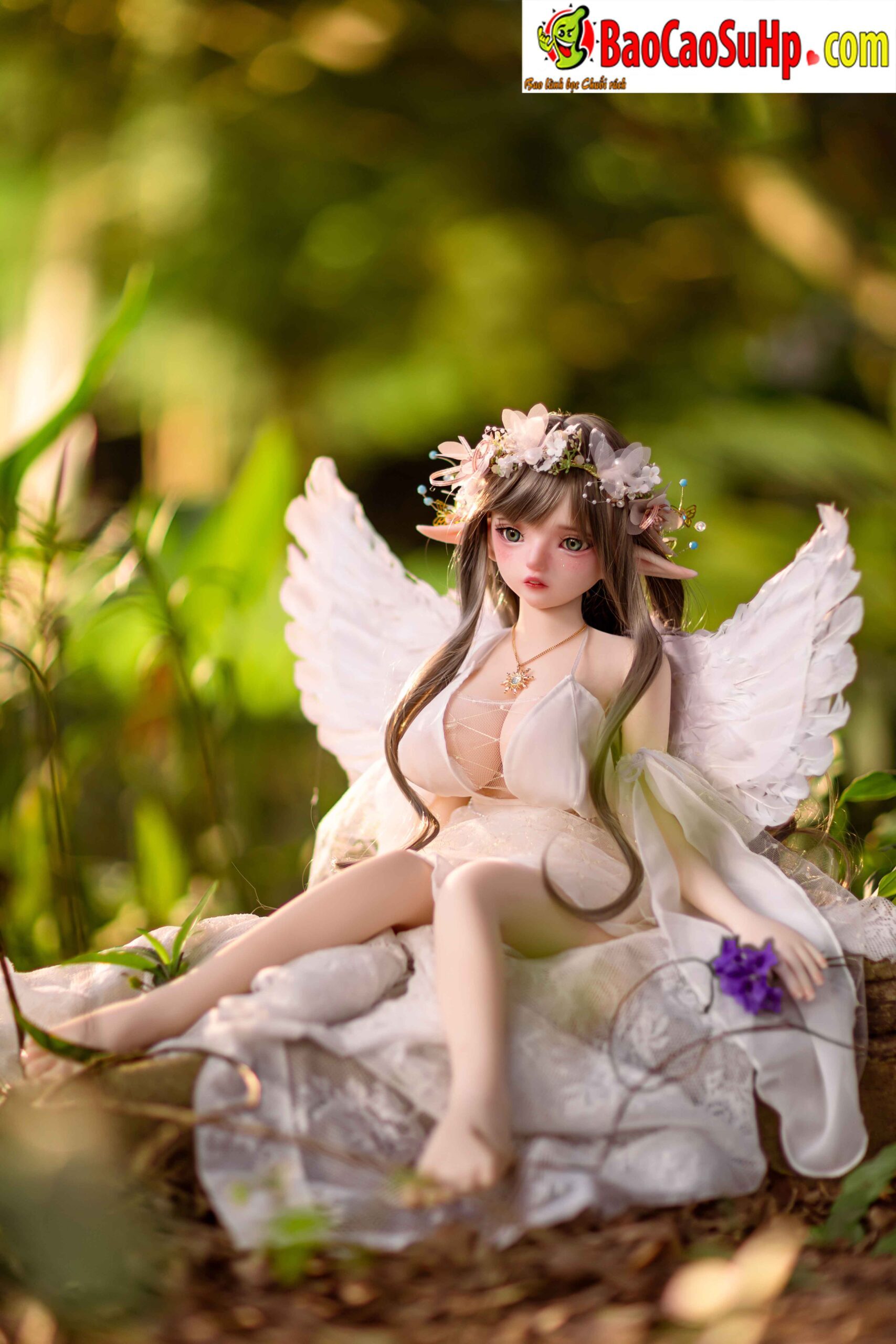 Búp bê tình dục anime yêu tinh ELf Lingyue 80cm vếu to hấp dẫn