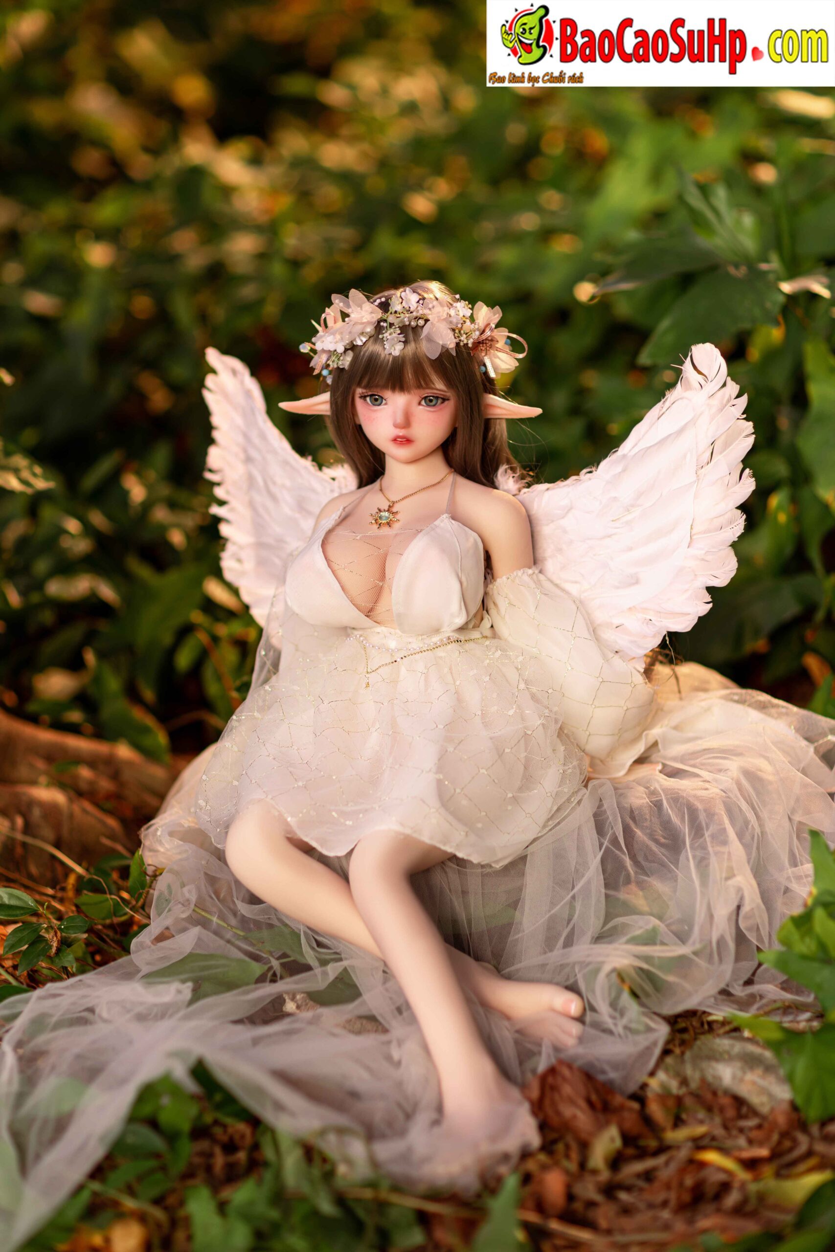 Búp Bê Anime Yêu Tinh ELF Lingyue 80cm Ngực To Thật