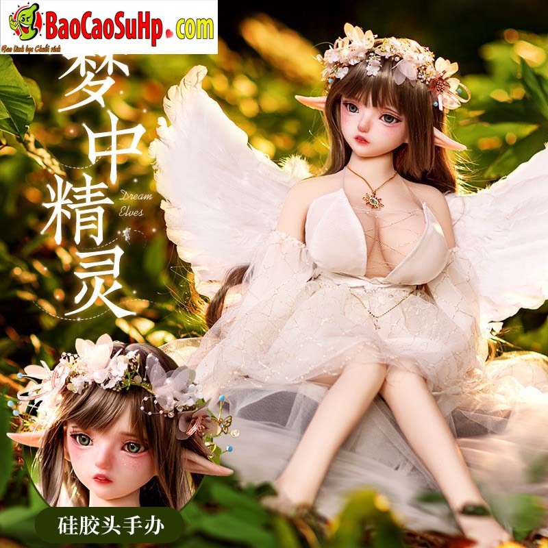 Búp bê tình dục anime yêu tinh Elf Lingyue 80cm thực tế siêu mềm