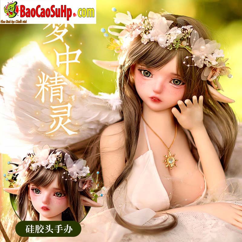 Búp bê tình dục anime yêu tinh Elf Lingyue 80cm thực tế siêu mềm