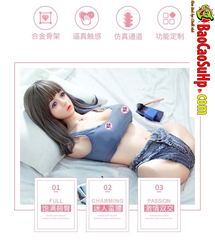 bup be tinh duc tieu thanh 8 - Búp bê tình dục bán thân Tiểu thanh 65cm 17kg tóc ngắn (Oder)