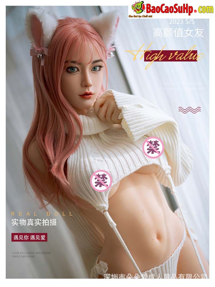 Búp bê tình dục Pink fox Lady 1m60 gợi cảm sắc nét bán chạy