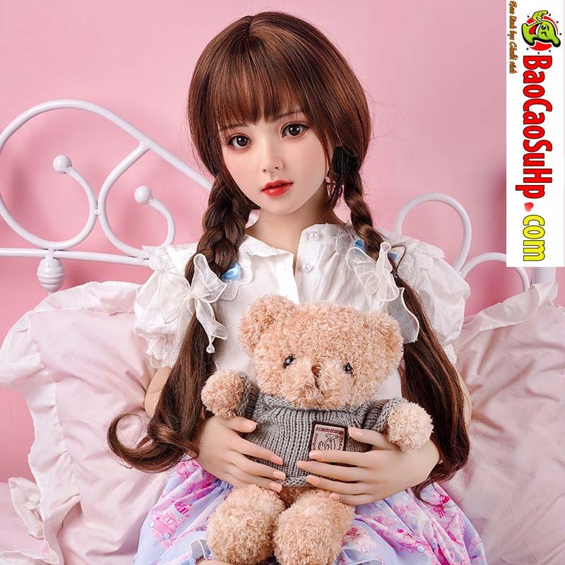 Búp bê đầu silicone thân TPE Ayaka Chibi 1.6m dễ thương tinh xảo như thật