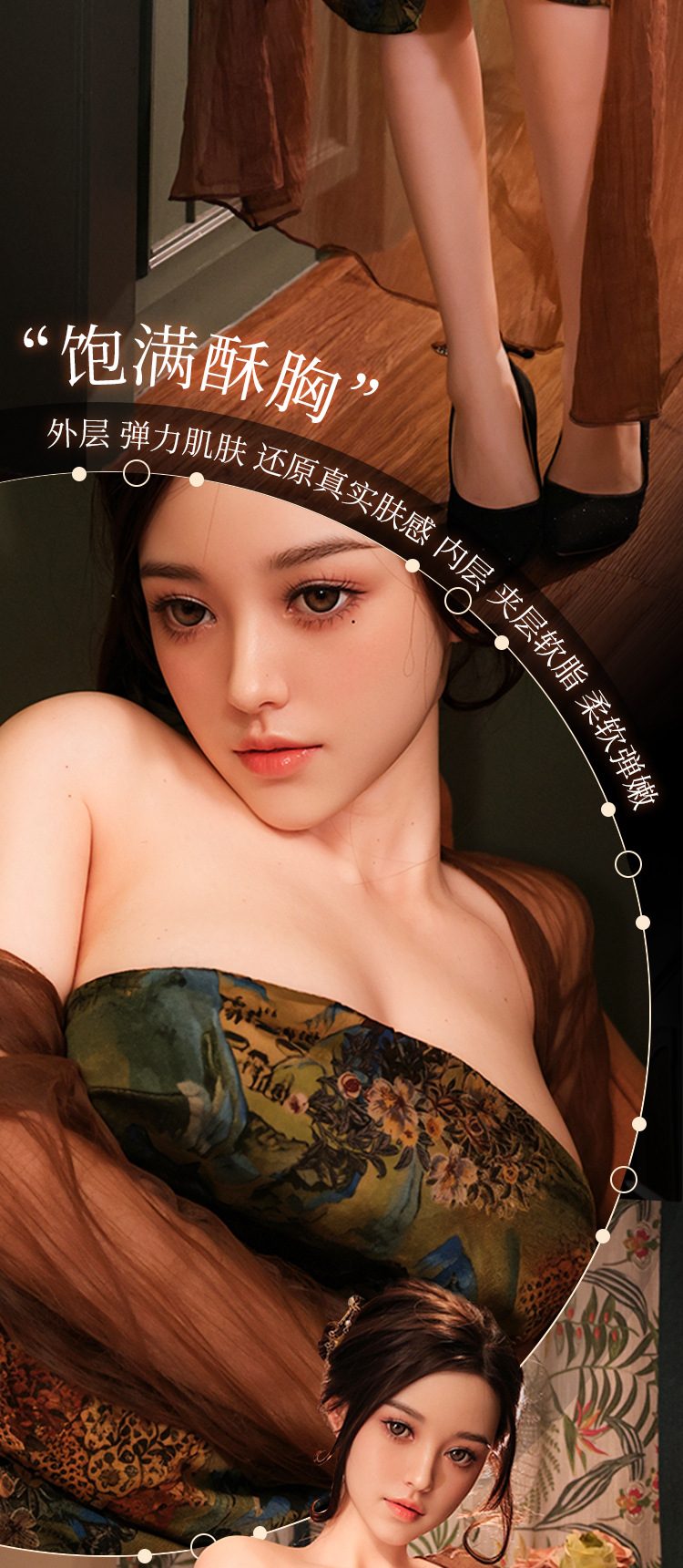 Búp bê tình dục Cosdoll YSR-Muqing 1m58 khung xương Yoga mềm mại