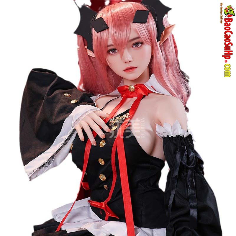 Búp bê Full Youmei anime 145cm đầu cấy tóc ngực siêu mềm TPE