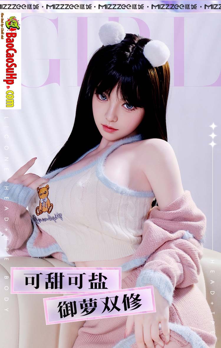 Búp bê tình dục Makaira 1m58 silicone đầu khung Yoga thanh xuân