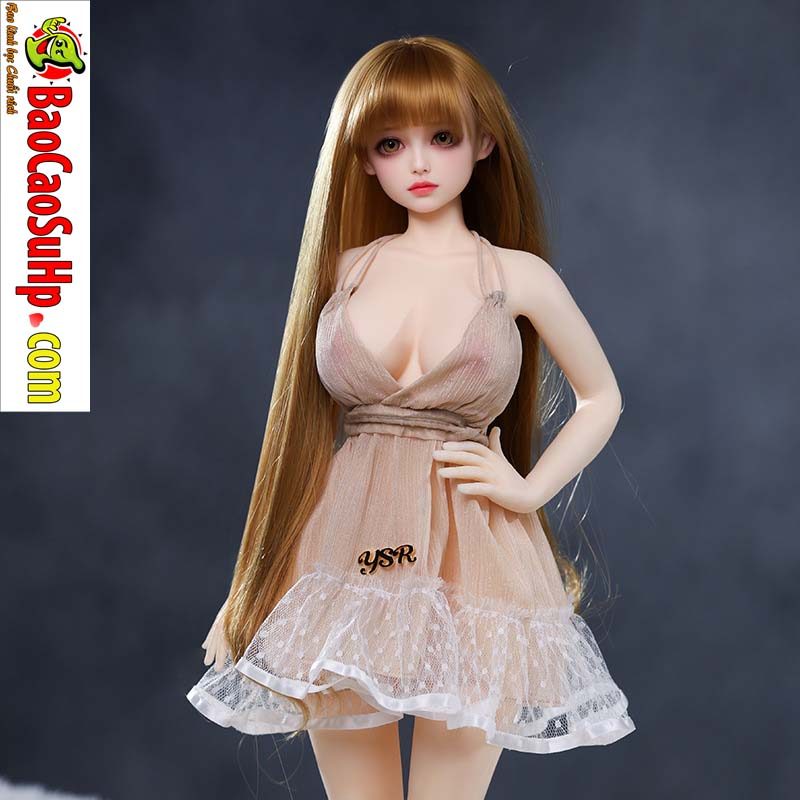 Búp Bê Tình Dục 60cm Silicone Tóc Thật Ngực To Mắt Tròn Gợi Cảm