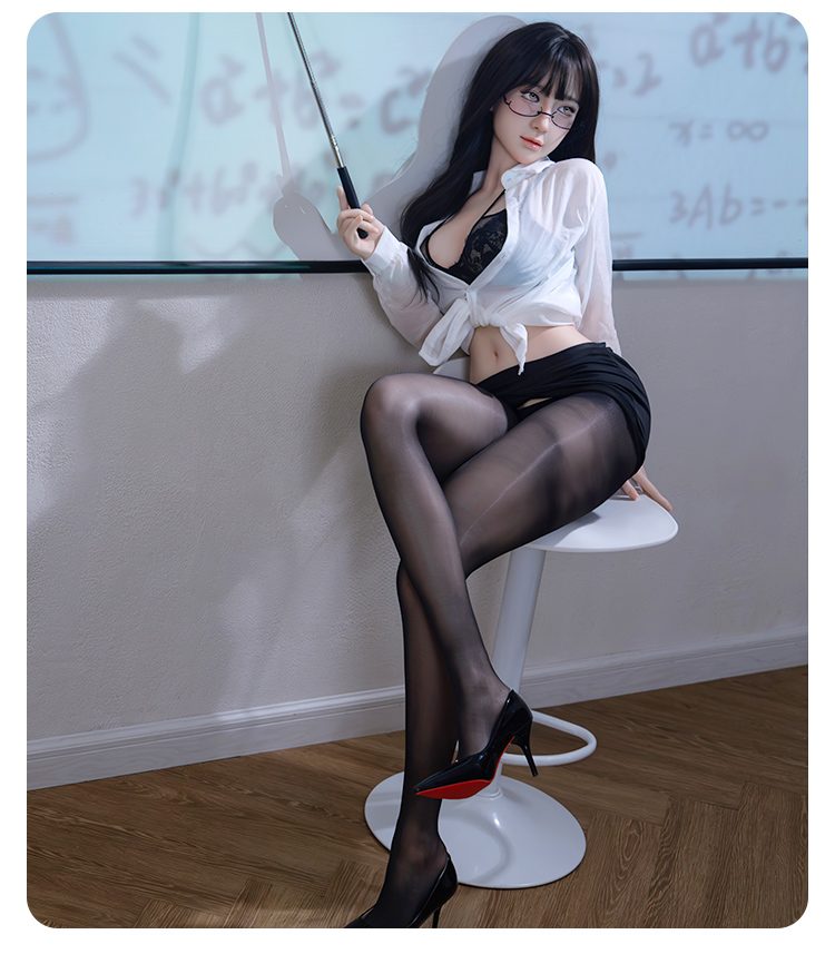 Mizzzee Full Silicone Sexy Teacher Doll Easy Clean Safe