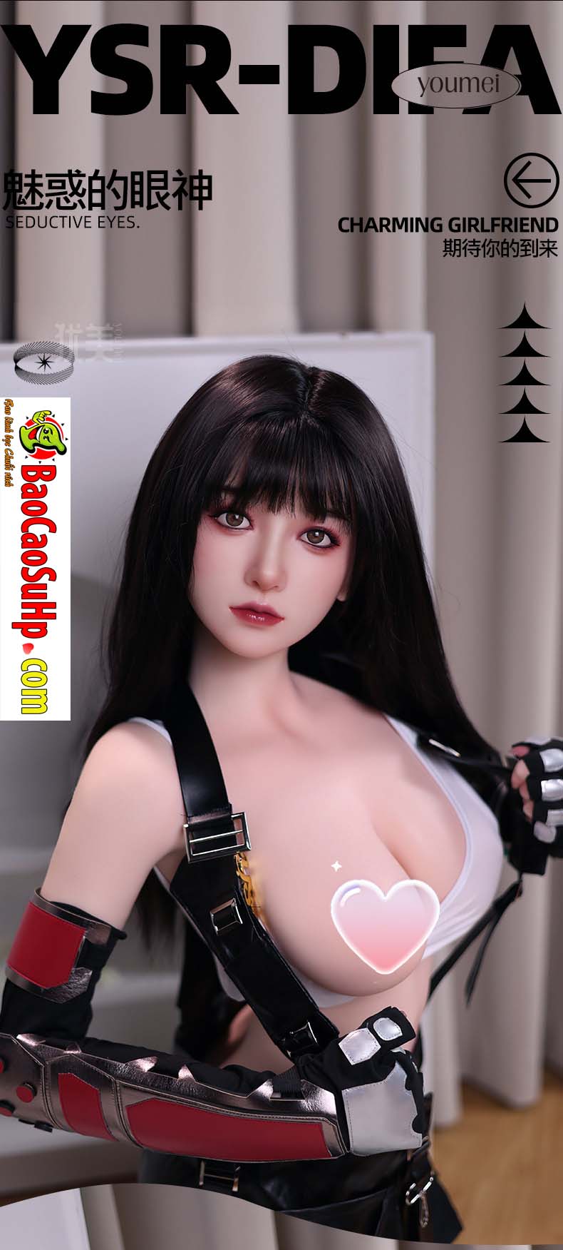 bup be tinh duc Yuna tidus 1m58 15 - Búp bê tình dục Full Yuna Tidus cô gái trẻ tóc đen Cosplay 1m58 Silicone