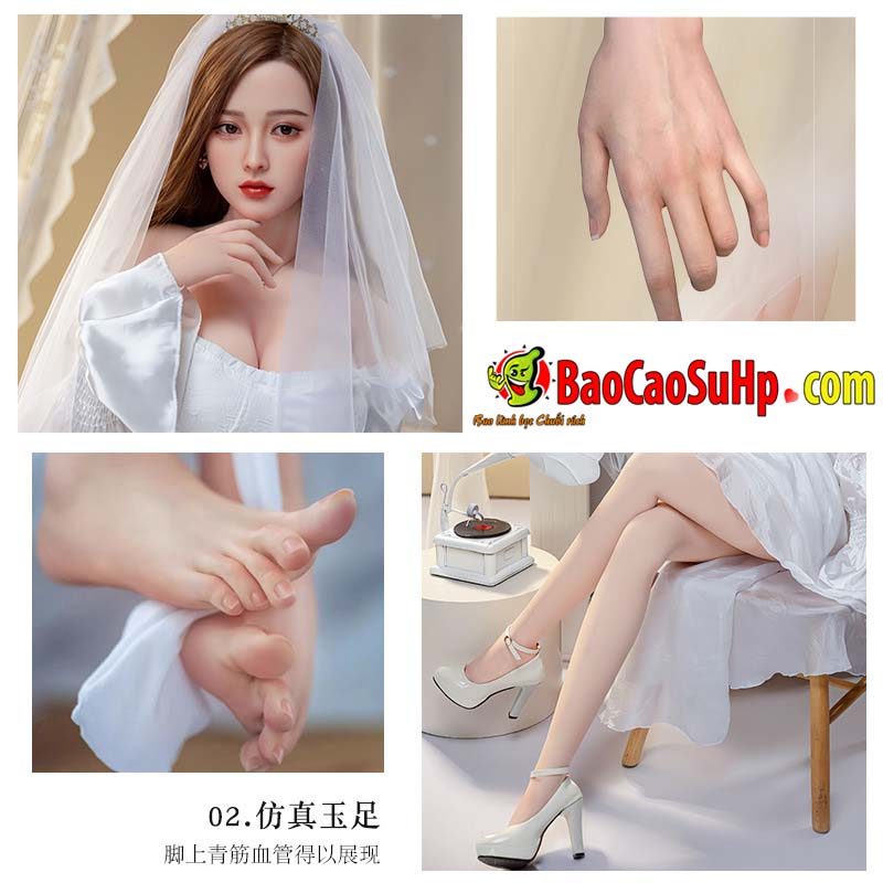 Búp bê tình dục silicon 1m59 Kaneis Yeon trắng sang trọng