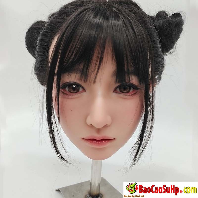 Đầu búp bê tình dục TPE Silicone tóc giả cấy tóc giá tốt