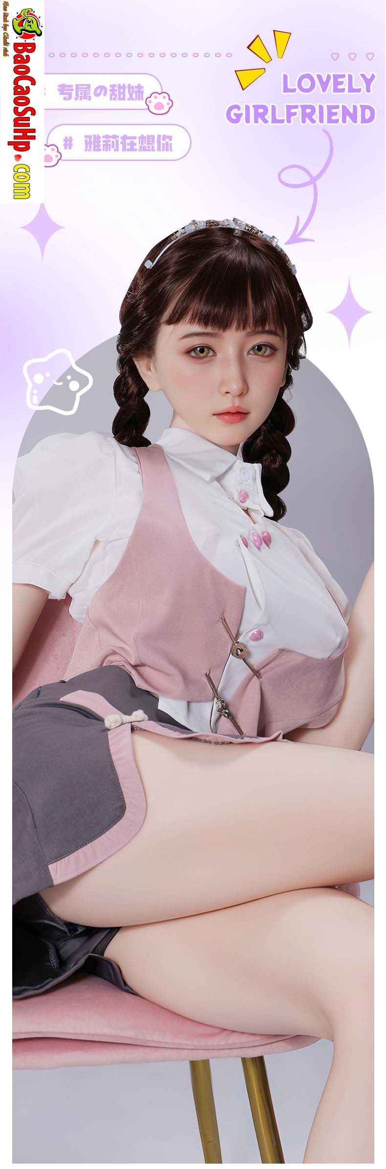 Búp bê tình dục Full nữ sinh Nadudu mảnh mai trẻ trung 1m58