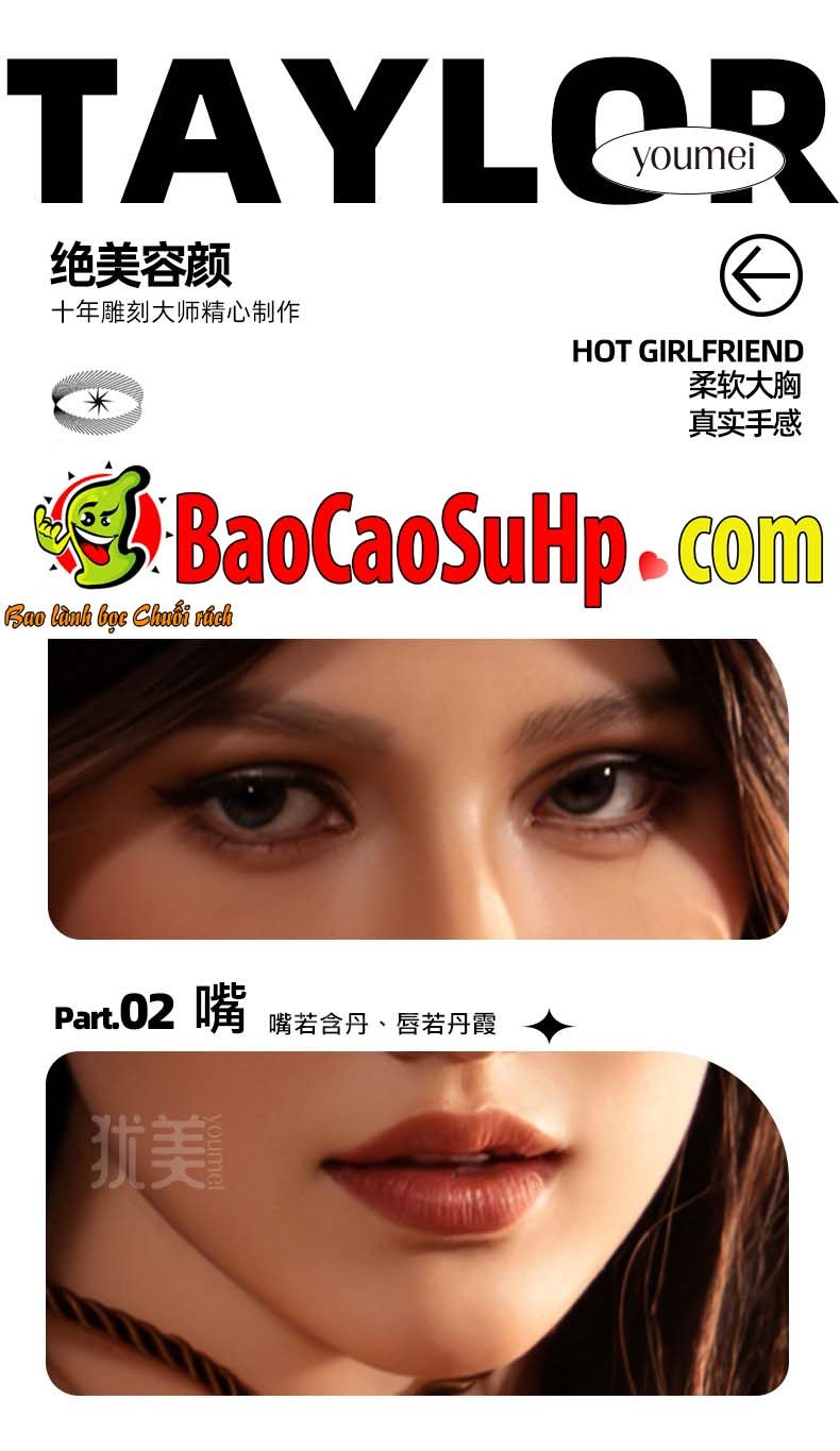 Búp bê Lucinda 1m58 phong cách Âu Mỹ siêu thực quyến rũ