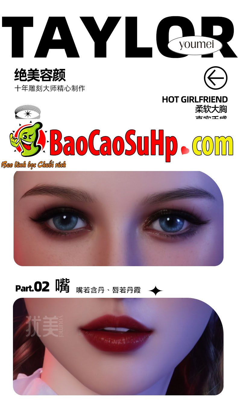 Bup be tinh duc Full Chau Au Natalie 7b - Búp bê tình dục Full Châu Âu Natalie cá tính 1m45 cấy tóc túi ngực đứng kết cấu da