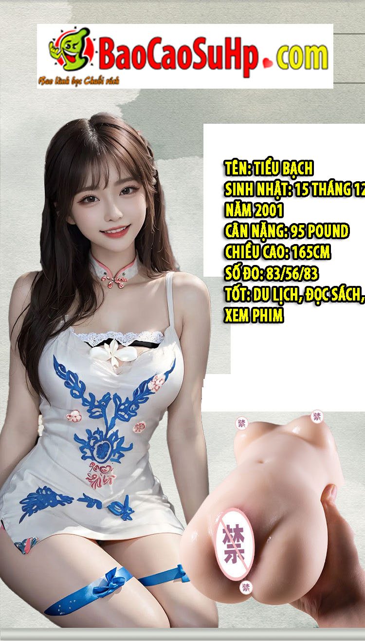 bup be tinh duc ban than COC Tinus 9 - Búp bê bán thân nguyên khối cầm tay COC Tinus rung hút mềm mại 1.5kg