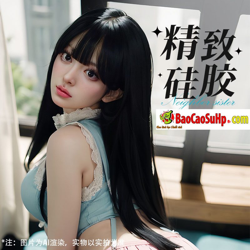 Búp bê tình dục Mizzzee Kiaraa tóc đen 1m58 full silicon cao cấp