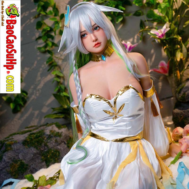 Búp bê tình dục ELF Hayoon ngực lớn 1m58 đầu silicon cấy tóc