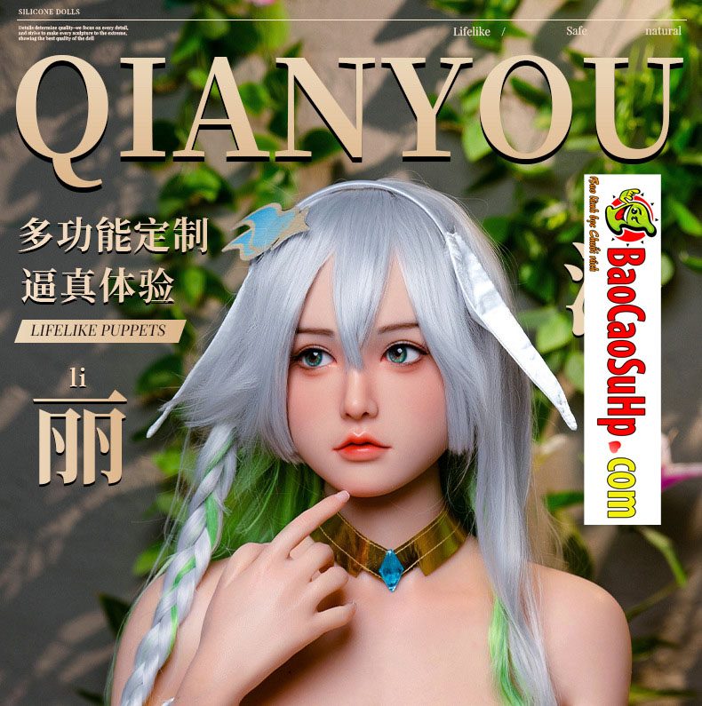 Búp bê tình dục full tinh linh ngực bự ELF Hayoon đầu silicone cấy tóc