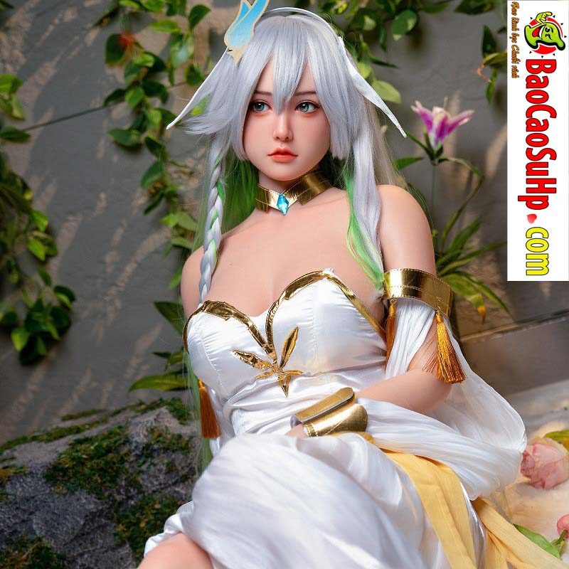 Búp bê tình dục ELF Hayoon ngực lớn 1m58 đầu silicon cấy tóc