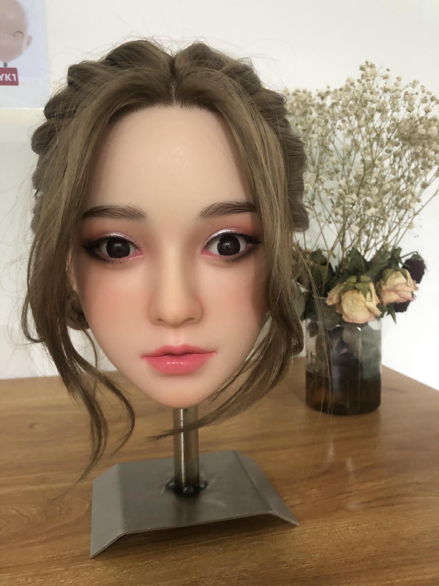 Đầu búp bê tình dục Châu Á Âu chất liệu Silicone TPE cao cấp