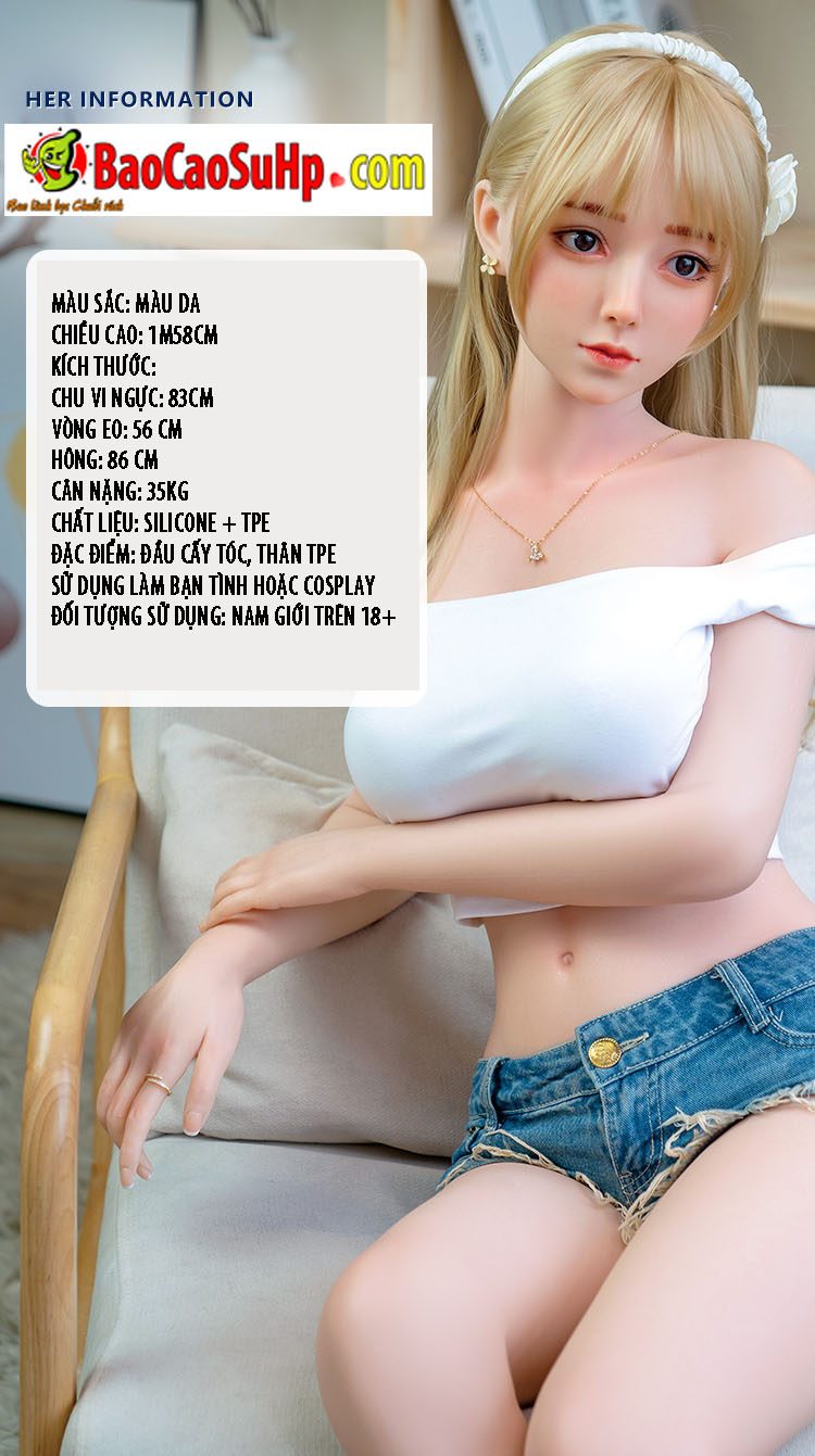anh gioi thieu bup be tinh duc Ninh Hinh 13 - Búp bê tình dục Full cô bạn gái ngây thơ tóc vàng Ninh Hinh 1m58