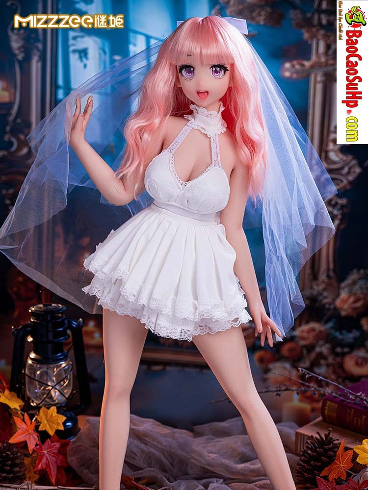 anh chup bup be tinh duc Anime Bianca 5 - Búp bê tình dục đầy đủ tay chân Anime Bianca cô dâu xinh xắn 88cm Silicone