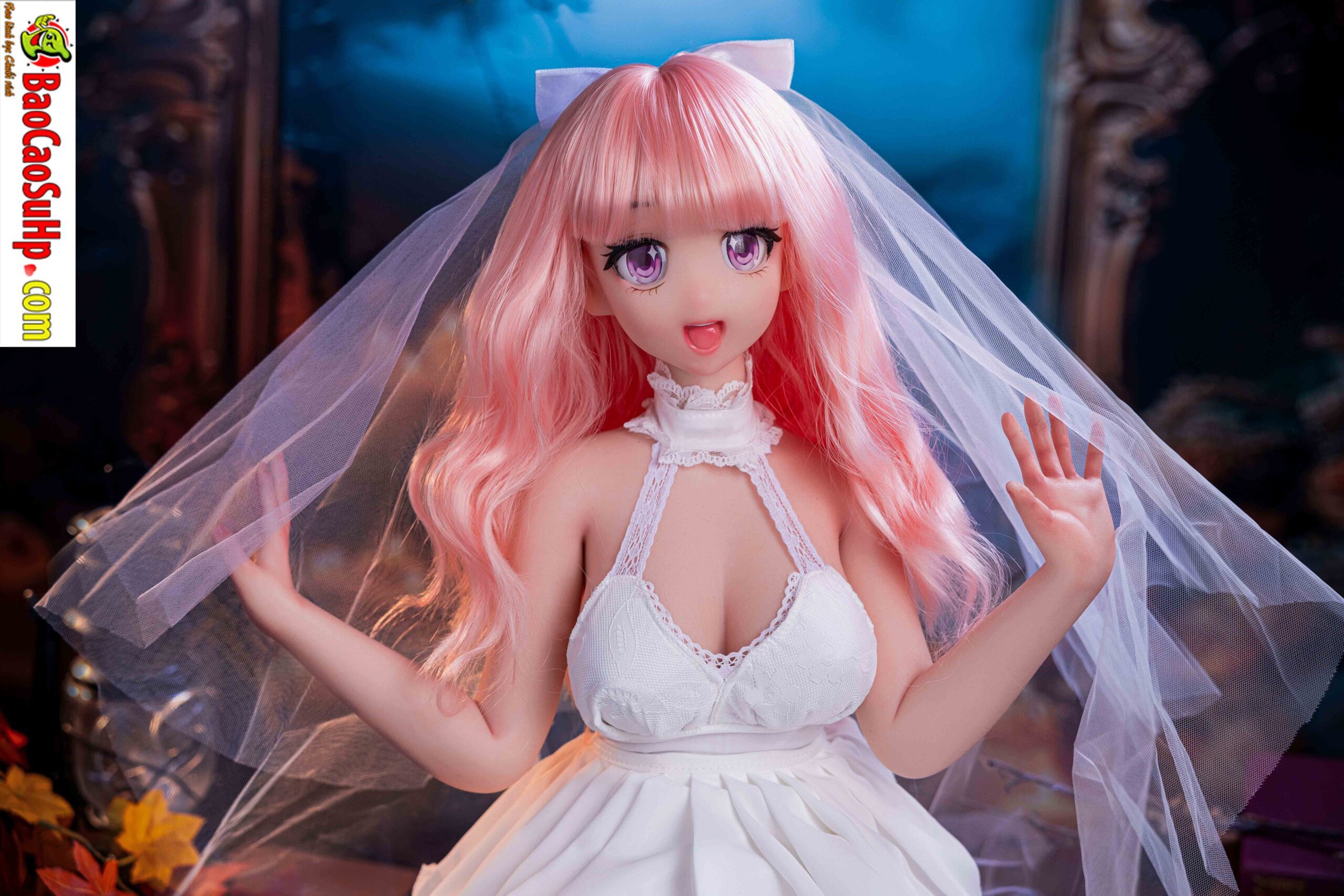 bup be tinh duc Anime Bianca 88cm 10 scaled - Búp bê tình dục đầy đủ tay chân Anime Bianca cô dâu xinh xắn 88cm Silicone