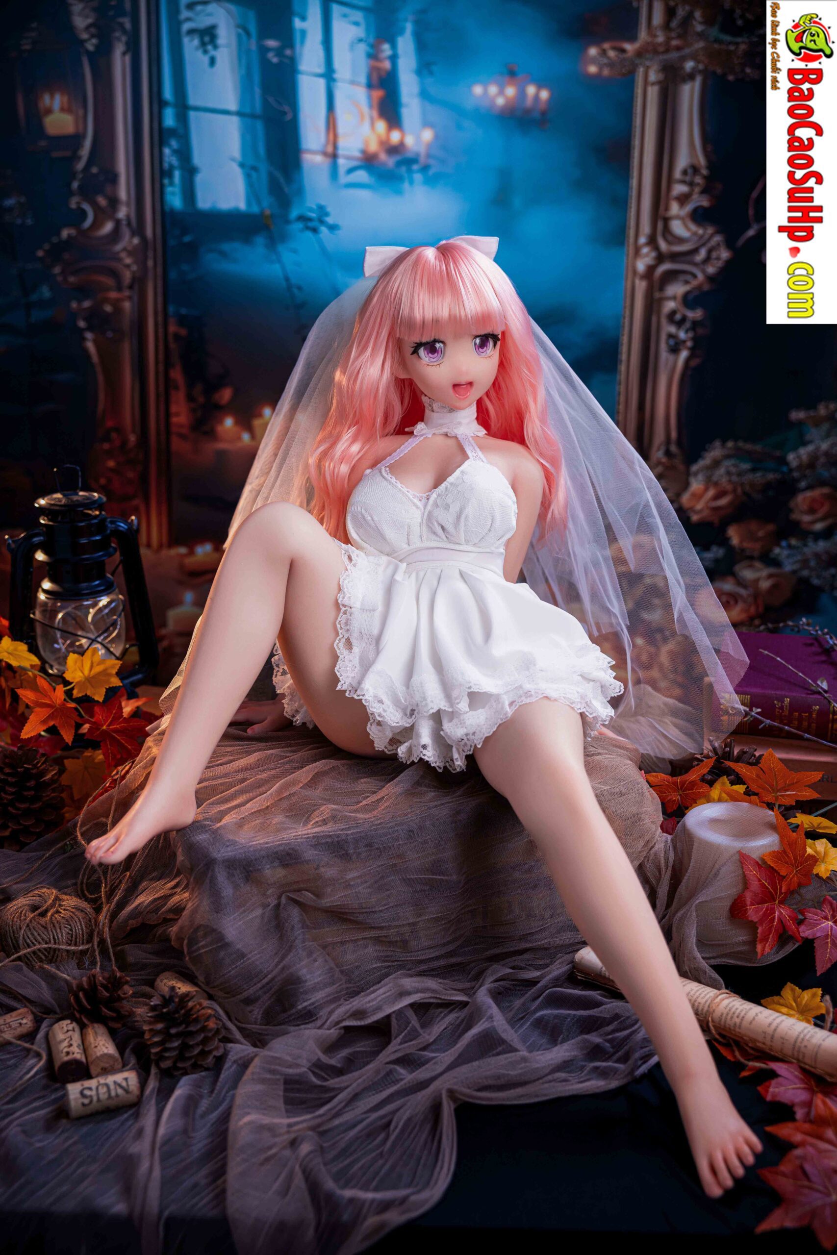 bup be tinh duc Anime Bianca 88cm 11 scaled - Búp bê tình dục đầy đủ tay chân Anime Bianca cô dâu xinh xắn 88cm Silicone