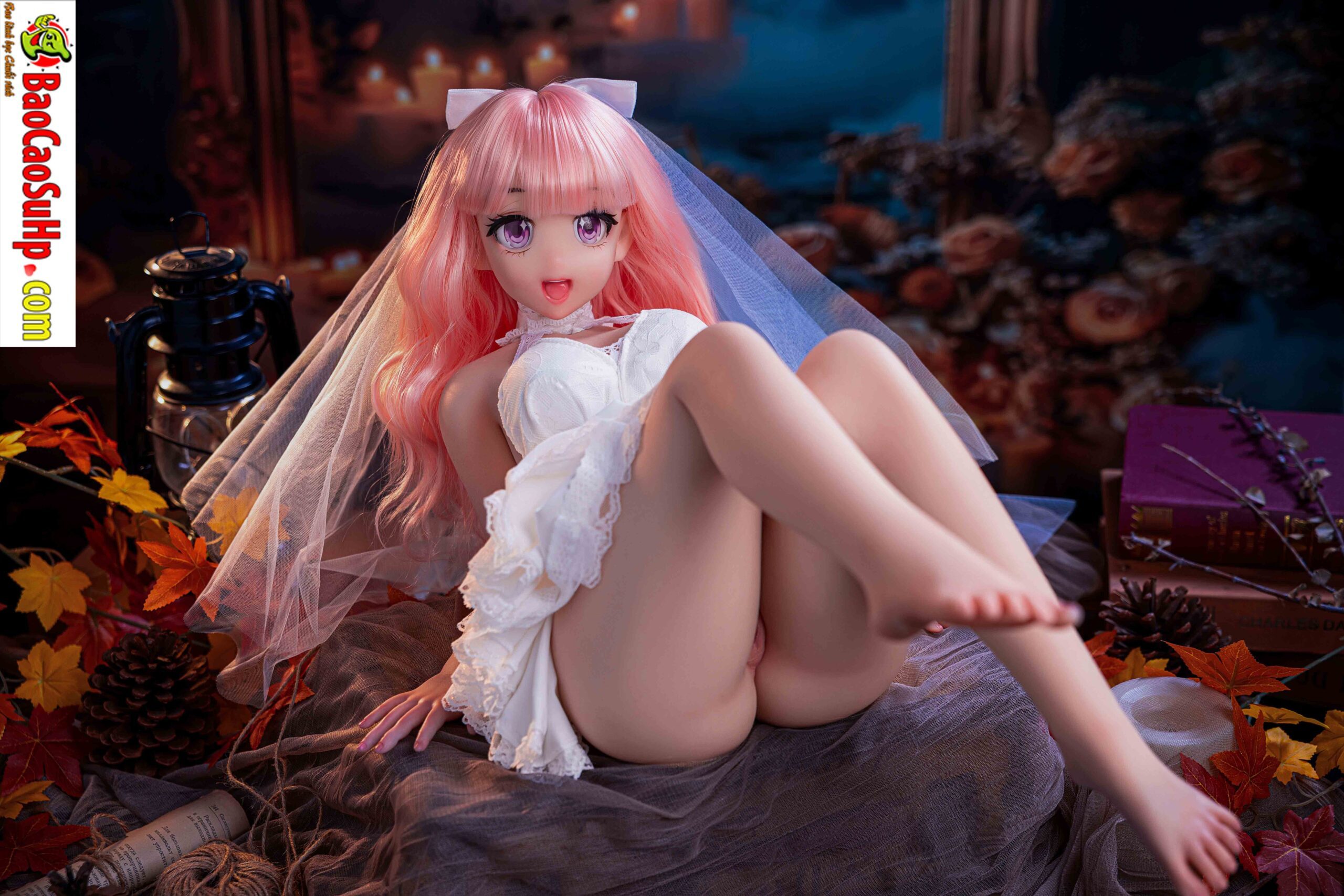 bup be tinh duc Anime Bianca 88cm 13 scaled - Búp bê tình dục đầy đủ tay chân Anime Bianca cô dâu xinh xắn 88cm Silicone