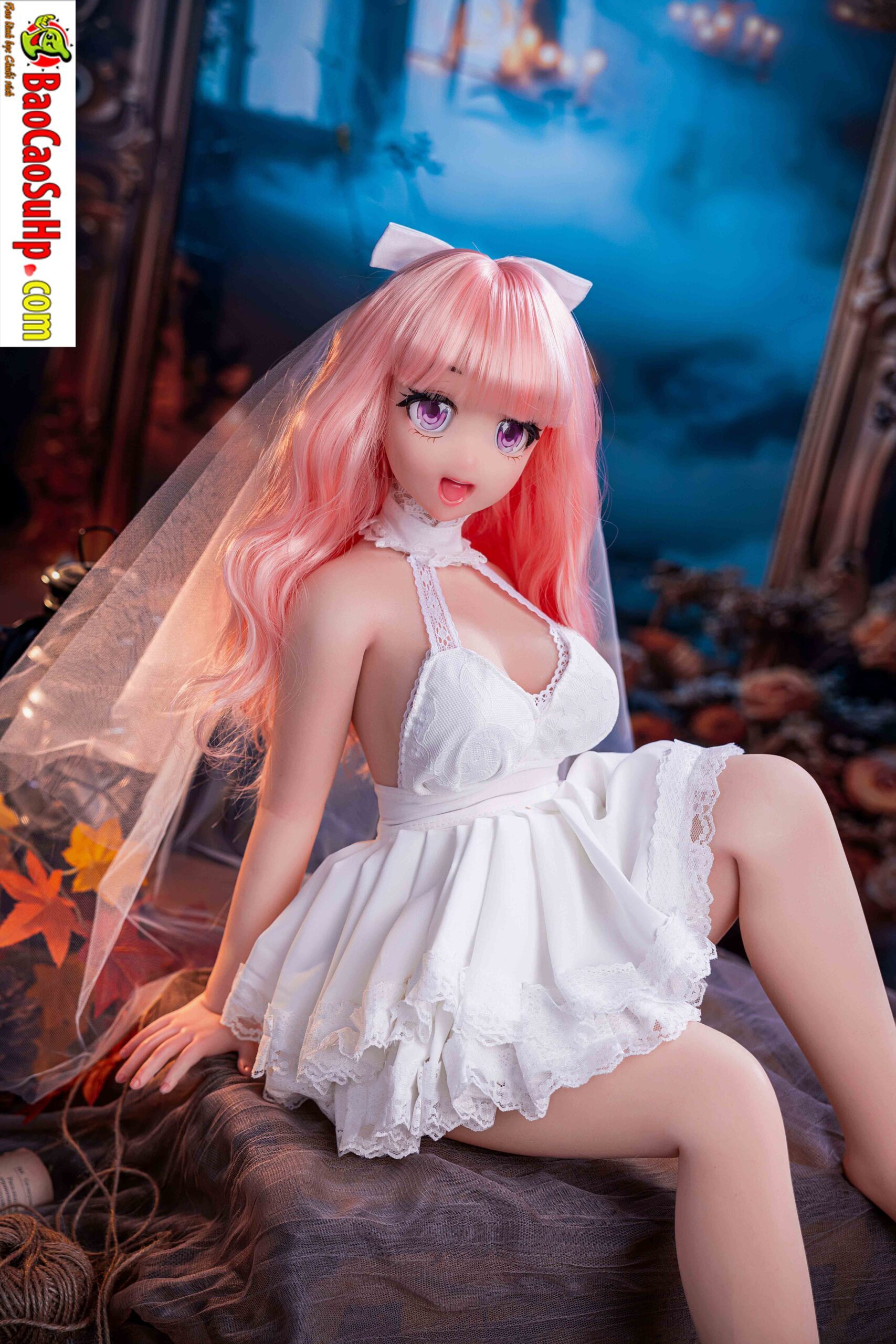 bup be tinh duc Anime Bianca 88cm 15 scaled - Búp bê tình dục đầy đủ tay chân Anime Bianca cô dâu xinh xắn 88cm Silicone