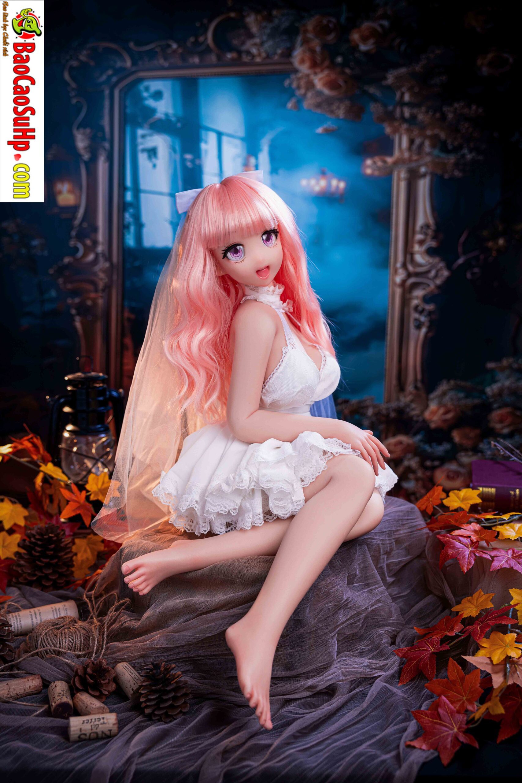 bup be tinh duc Anime Bianca 88cm 17 scaled - Búp bê tình dục đầy đủ tay chân Anime Bianca cô dâu xinh xắn 88cm Silicone