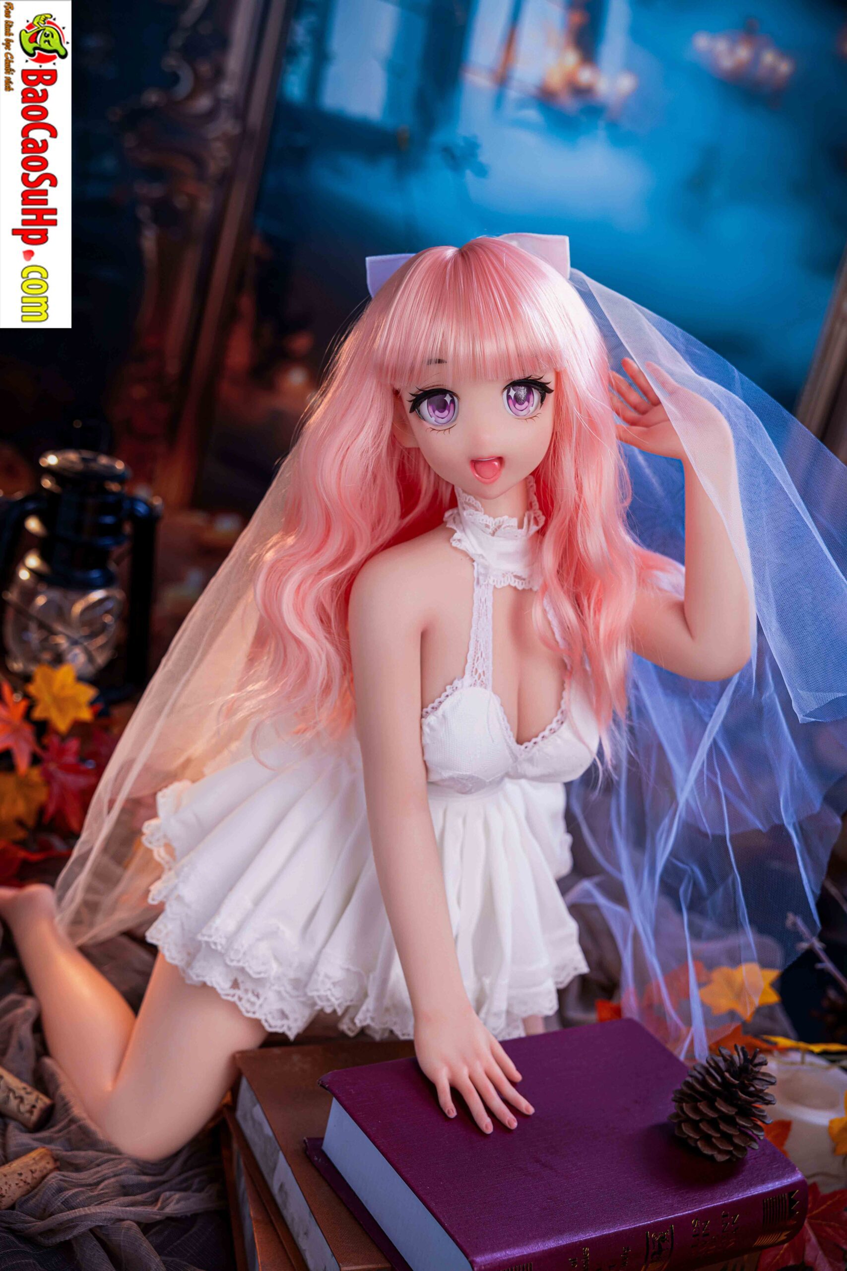 bup be tinh duc Anime Bianca 88cm 19 scaled - Búp bê tình dục đầy đủ tay chân Anime Bianca cô dâu xinh xắn 88cm Silicone